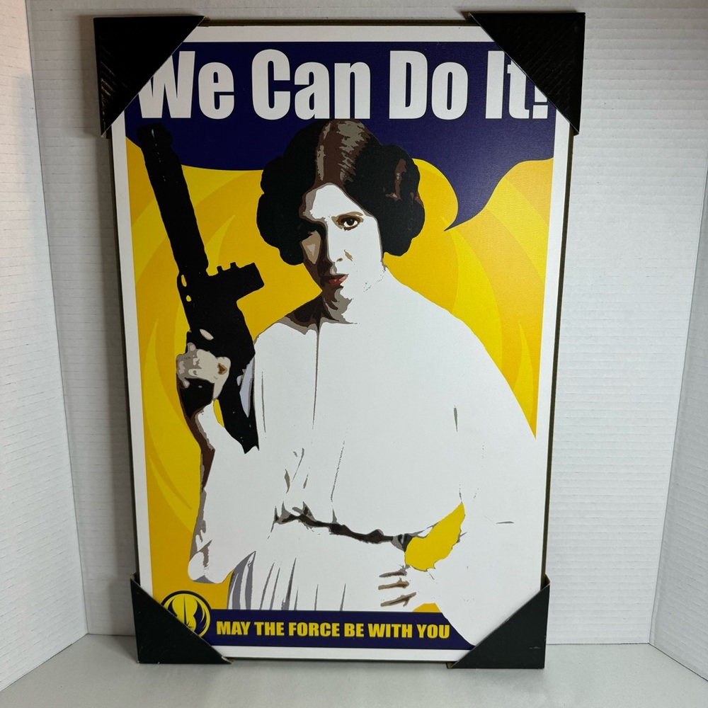 Star Wars We Can Do It Princess Leia Decor Wall Sign 13x19"